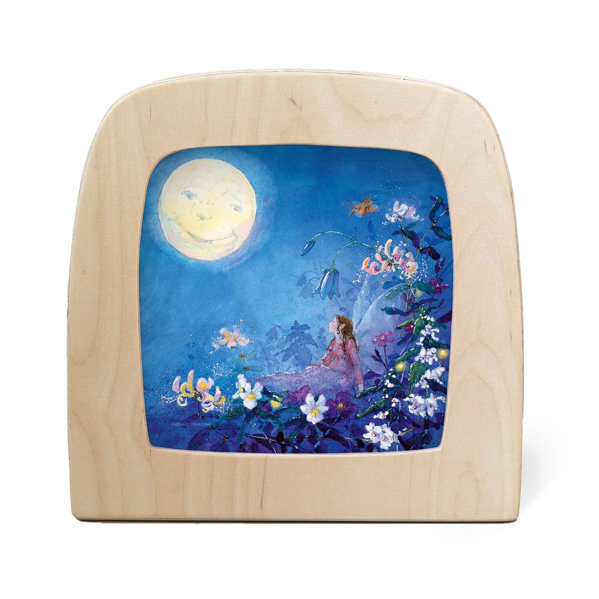 Toverlux silhouette from little fairy can't sleep - daniela drescher - moon in frame