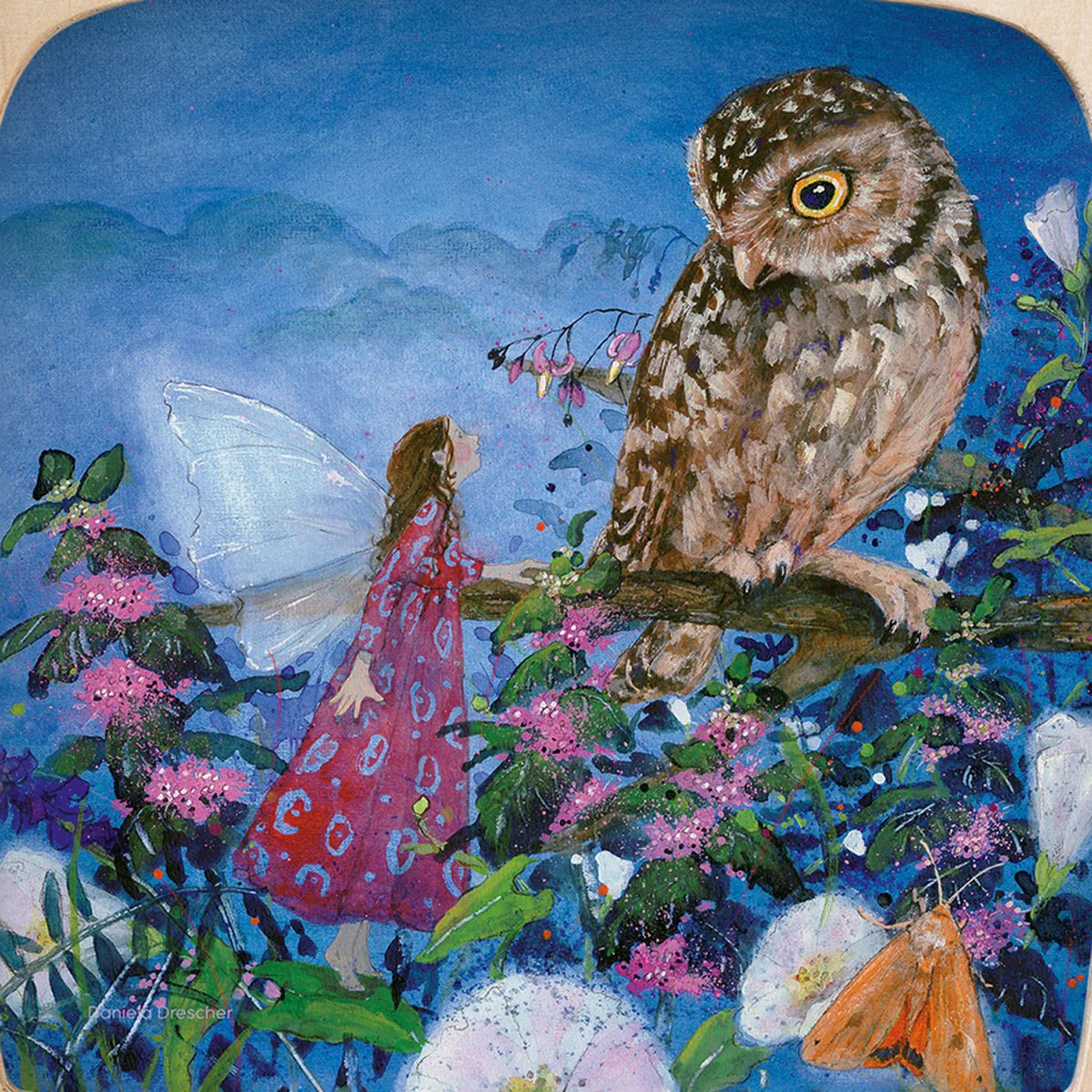 Toverlux silhouette - owl - from little fairy cant sleep daniela drescher