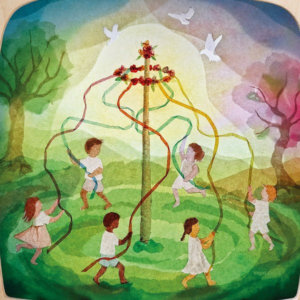 Toverlux Lamp Silhouette - Ribbon Dance (Vogel Geluk)
