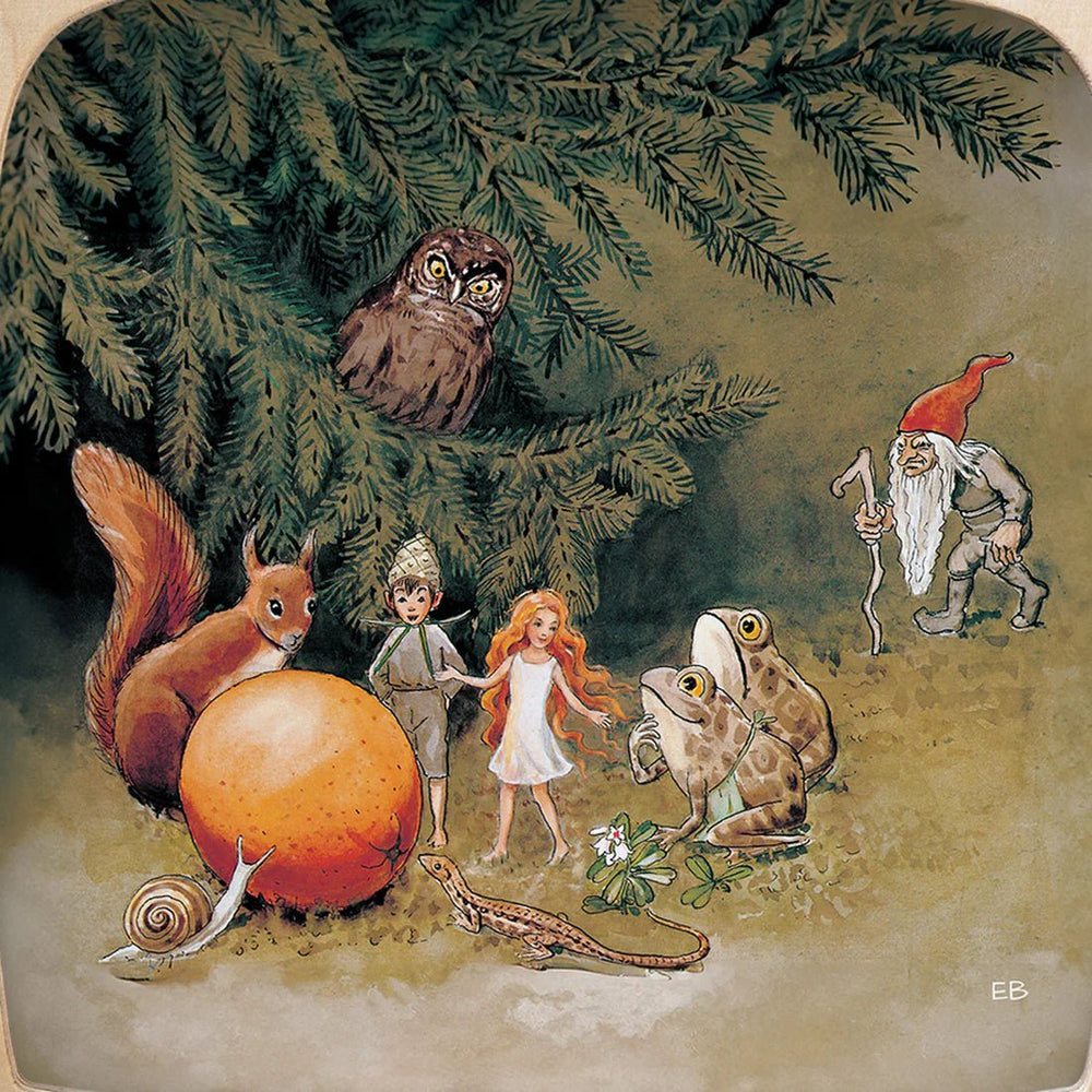 Toverlux Lamp Silhouette - Sun Egg - The Gathering (Elsa Beskow)