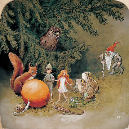 Toverlux Lamp Silhouette - Sun Egg - The Gathering (Elsa Beskow)