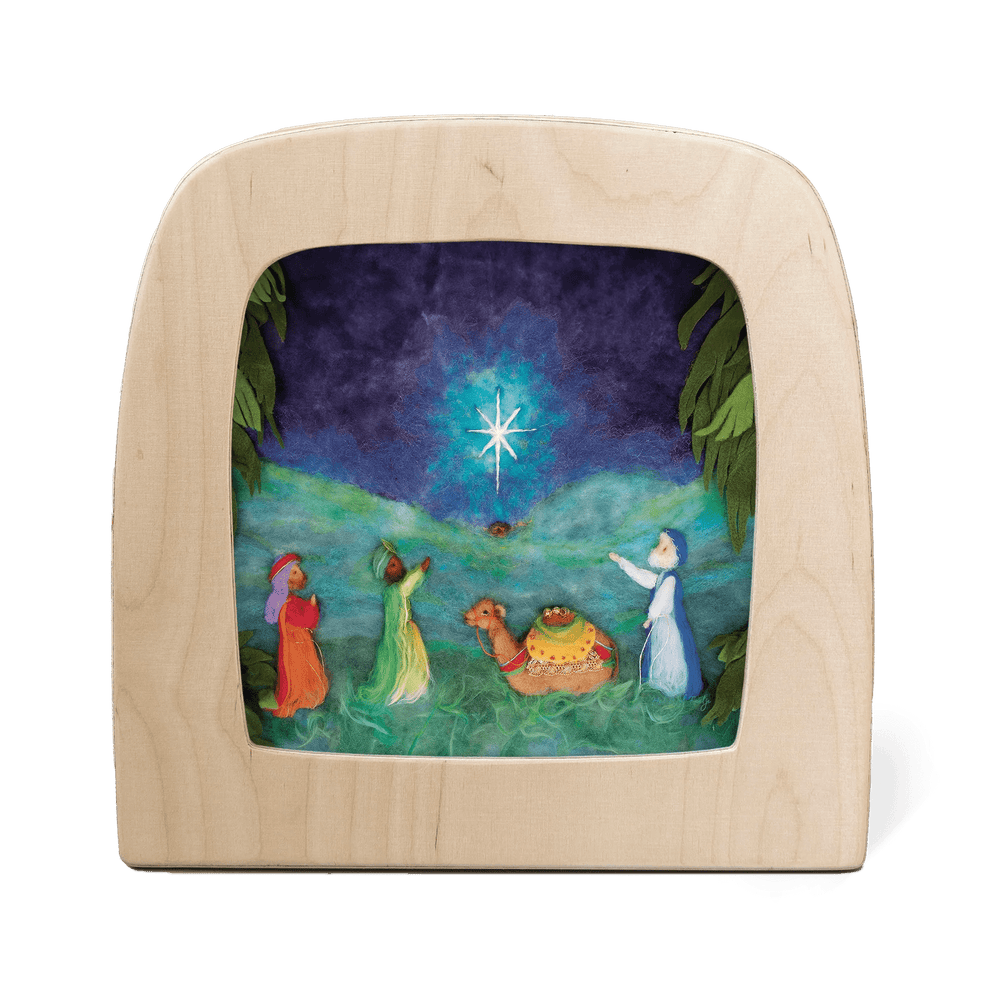 Toverlux Lamp Silhouette - Three Kings (Het Wol Feetje) - wool Lamp Accessories for open-ended play - Title: Default Title