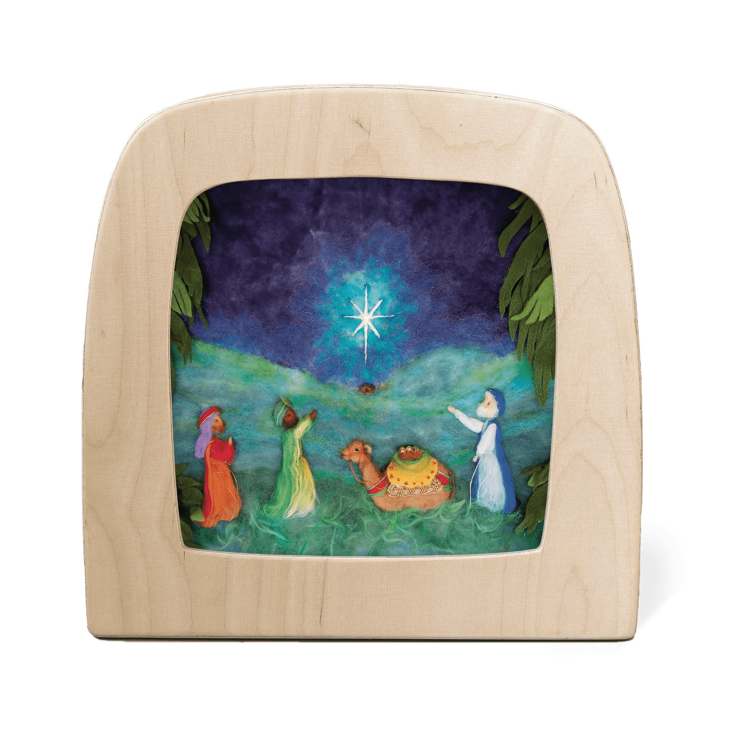 Toverlux Lamp Silhouette - Three Kings (Het Wol Feetje) - wool Lamp Accessories for open-ended play - Title: Default Title