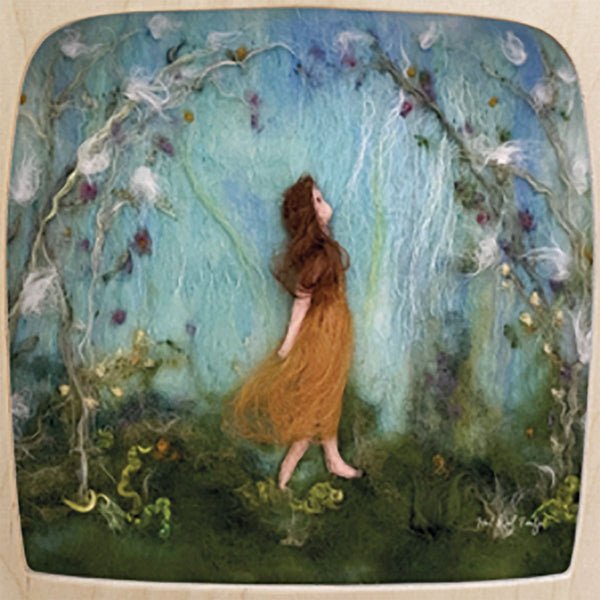 Toverlux Lamp Silhouette - Whispers of Spring (Het Wol Feetje) - wool, felt Lamp Accessories for open-ended play - Title: ...