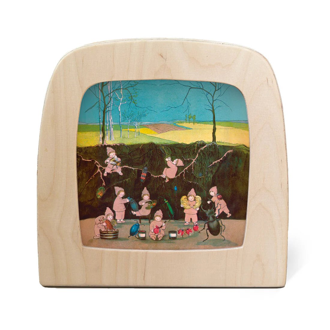 Root Children silhouette - Winter in frame