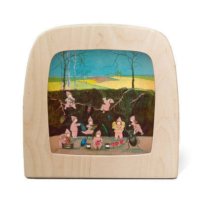 Root Children silhouette - Winter in frame