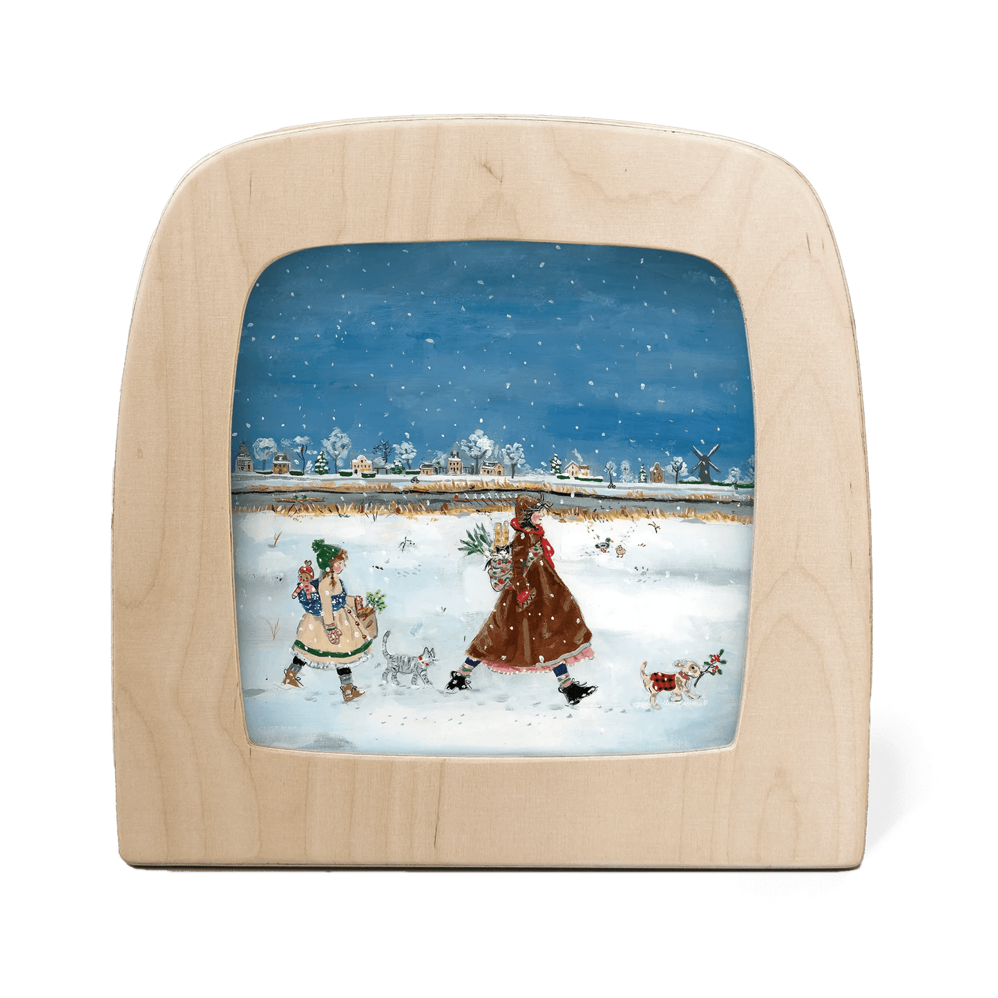 Gwen van Knippenberg - Winter Stroll Silhouette