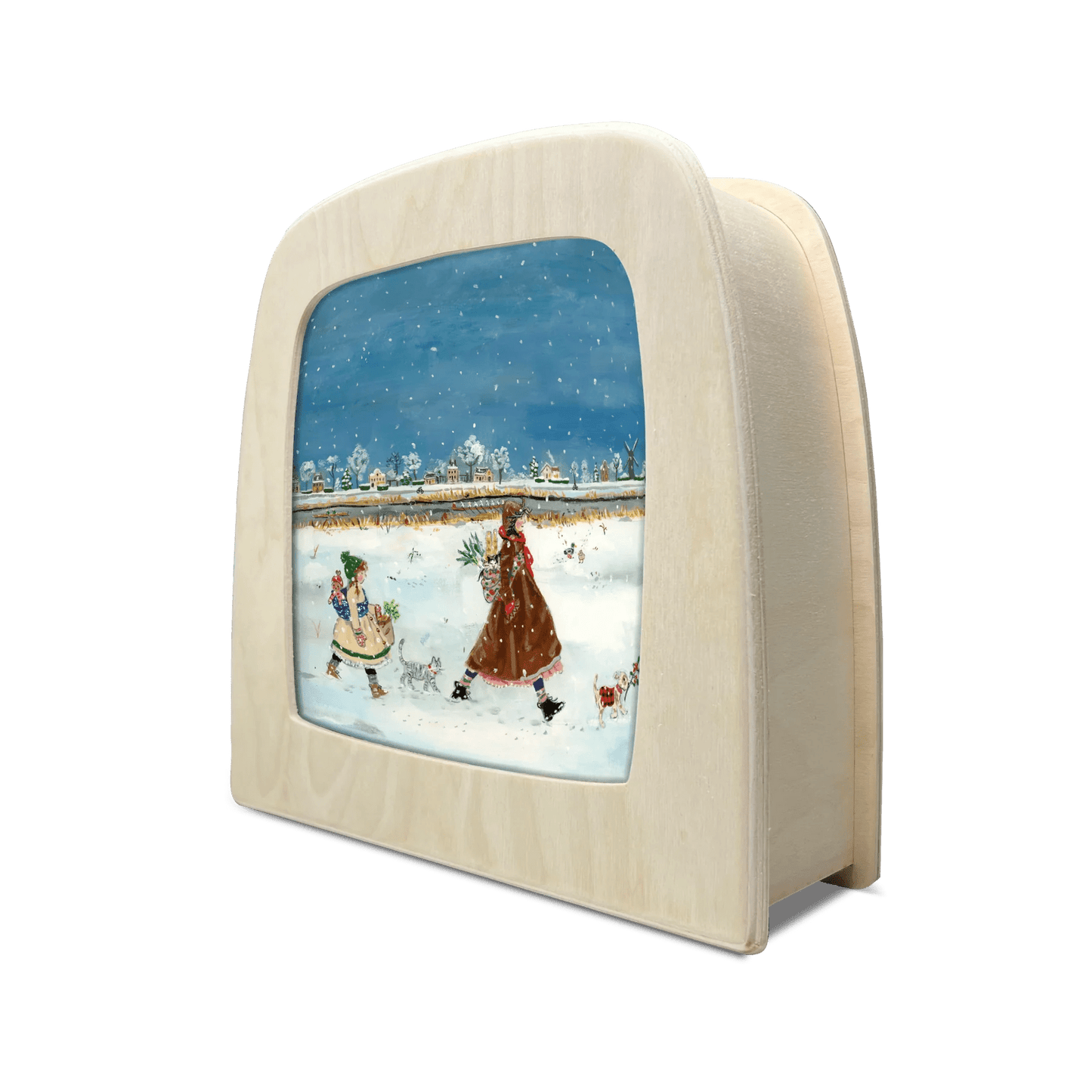 Gwen van Knippenberg - Winter Stroll Silhouette side view