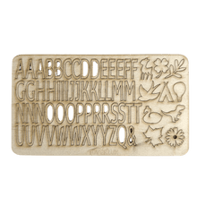 Toverlux wooden letters and symbols