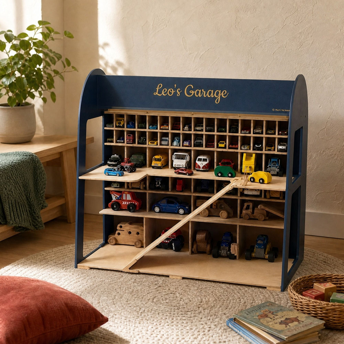 Toy Car Garage Storage