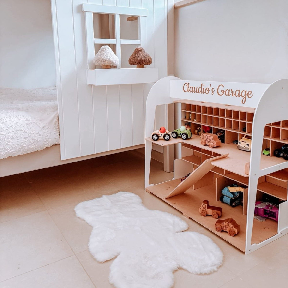 Toy Car Garage Storage