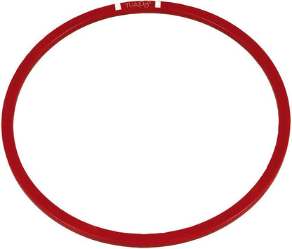 Red Tualoop hoop on a white background