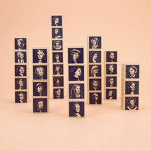 Uncle Goose Blocks: Women Who Dared (32 Blocks) - wood for open-ended play - Title: Default Title