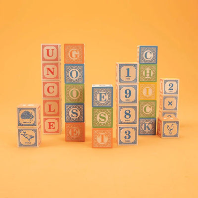 Uncle Goose Classic ABC Blocks (28 Blocks) - wood for open-ended play - Title: Default Title