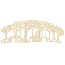 Wooden Forest Play Scene, Small - wood, felt Toy Playsets for open-ended play - Title: Default Title