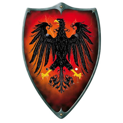 Wooden Play Buckler Shield - Eagle - wood, leather Wooden Toys for open-ended play - Title: Default Title
