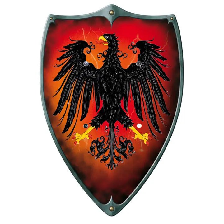 Wooden Play Buckler Shield - Eagle - wood, leather Wooden Toys for open-ended play - Title: Default Title