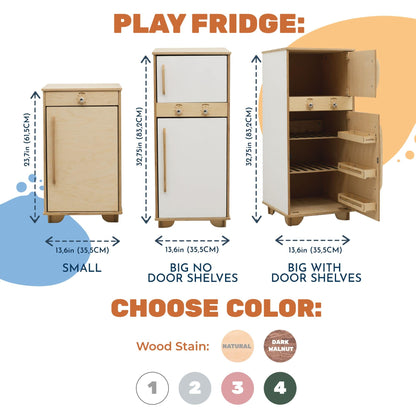 Wooden Play Fridge