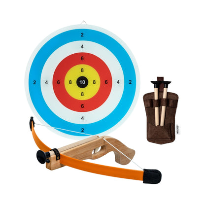 Woodsy Children's Handbow with 3 Bolts, Quiver and Target