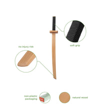 Woodsy Wooden Samurai Sword - wood Wooden Toys for open-ended play - Title: Default Title