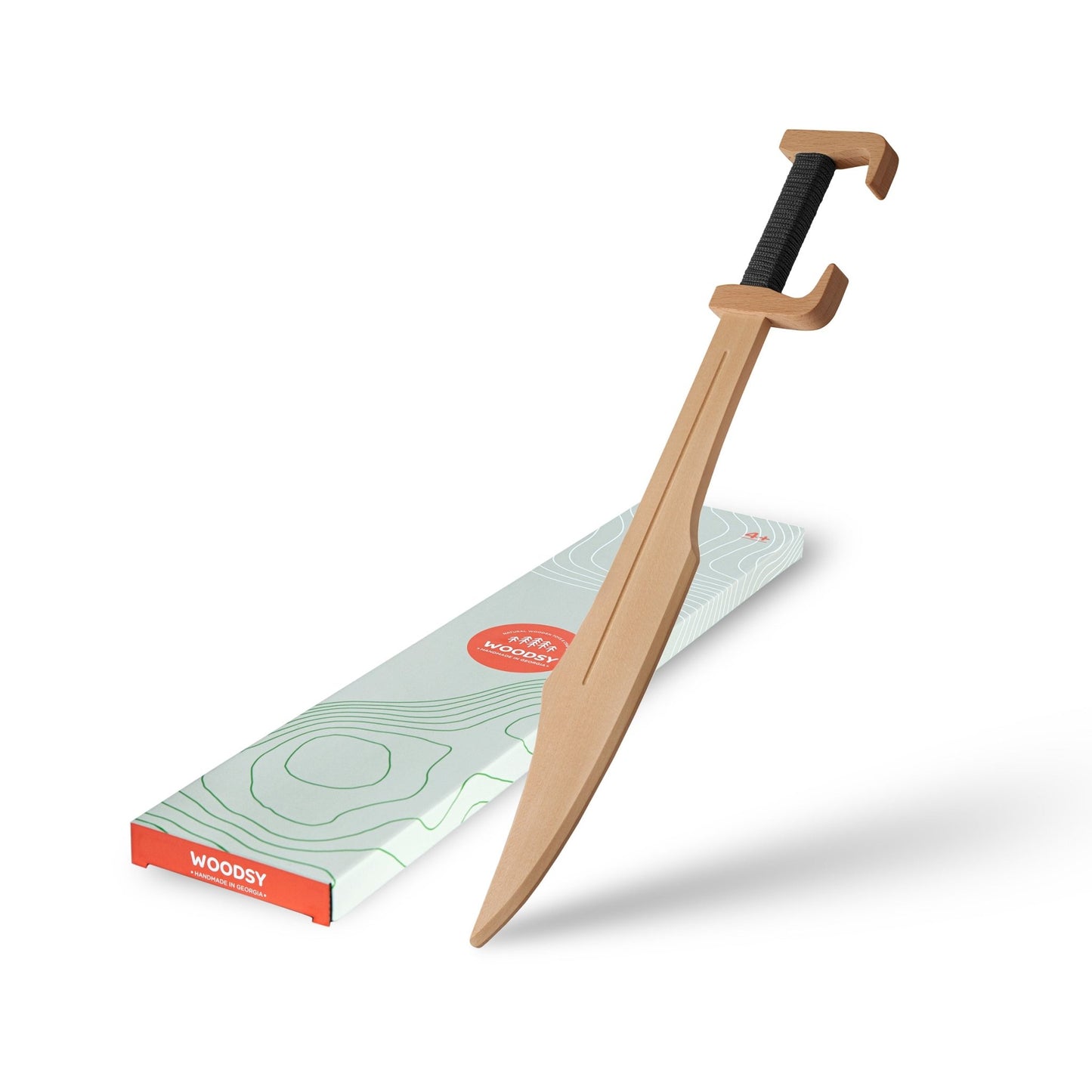 Woodsy Wooden Spartan Sword - wood Wooden Toys for open-ended play - Title: Default Title
