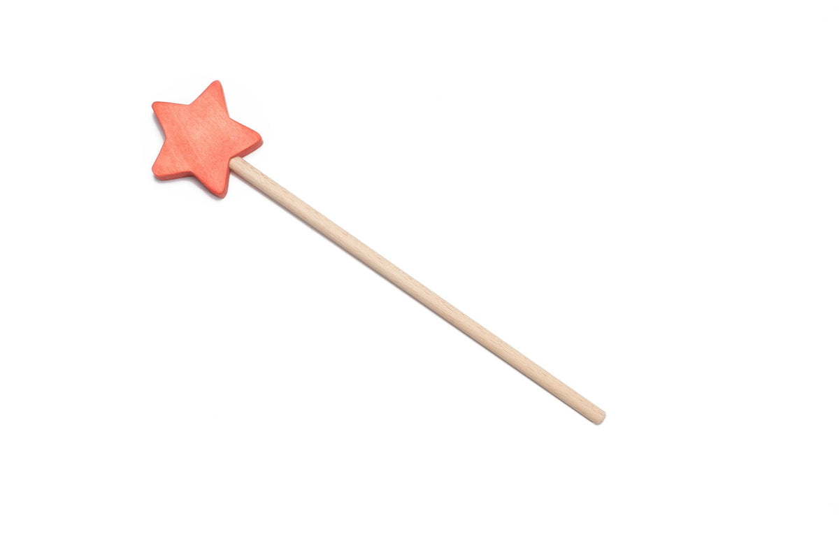 Ocamora - Wooden Magical Star Wand - wood Dress Up for open-ended play - Title: Default Title