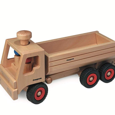 Fagus Wooden Container Tipper Dump Truck (Large 15-3/4