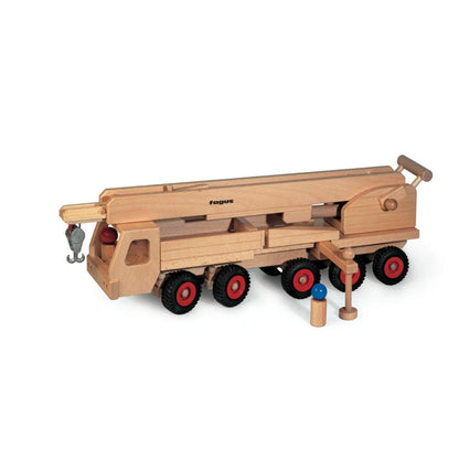 Fagus Wooden Mobile Crane - wood Vehicles for open-ended play - Title: Default Title