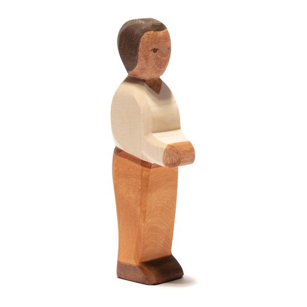 Ostheimer Wooden Father Figure - Brown Skin - wood Wooden Figures for open-ended play - Title: Default Title