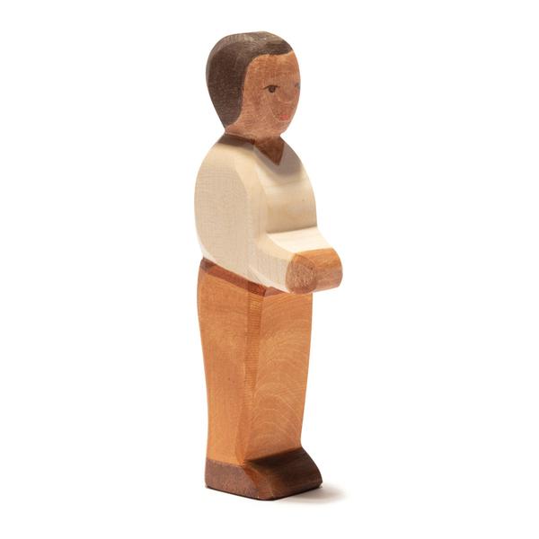 Ostheimer Ostheimer Wooden Father Figure - Brown Skin - blueottertoys-MV10001