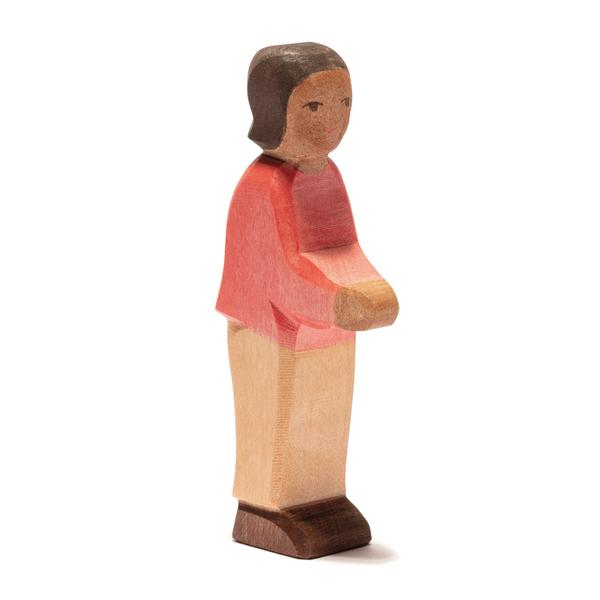 Ostheimer Son Wooden Figure - Brown Skin - wood Wooden Figures for open-ended play - Title: Default Title