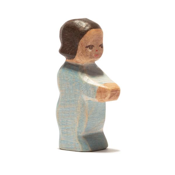 Ostheimer Toddler - Brown Skin - wood Wooden Figures for open-ended play - Title: Default Title