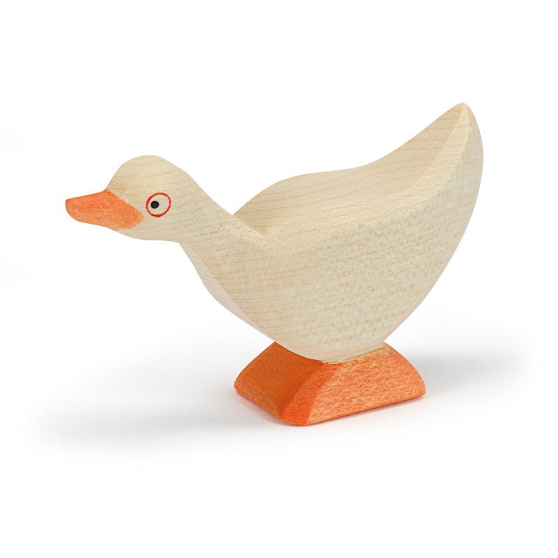 Ostheimer Wooden Goose, Standing - wood, natural Wooden Figures for open-ended play - Title: Default Title