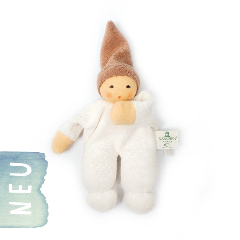 
                  
                    Nanchen Nanchen Organic Cotton Waldorf Rattle Doll "Nucki" - blueottertoys-NC152045
                  
                