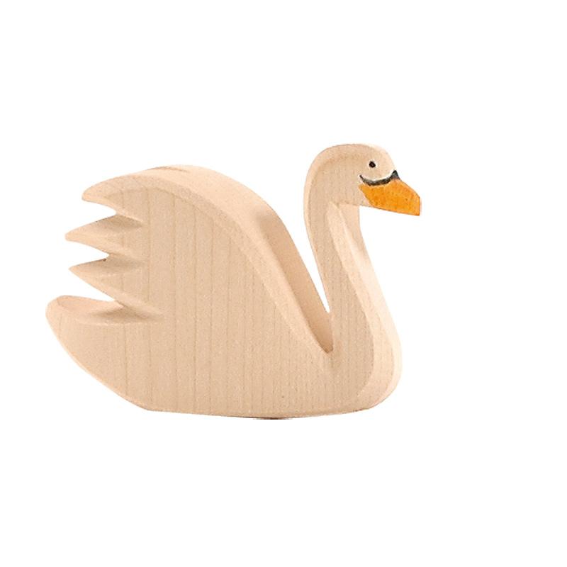 Ostheimer Swan - wood Wooden Figures for open-ended play - Title: Default Title