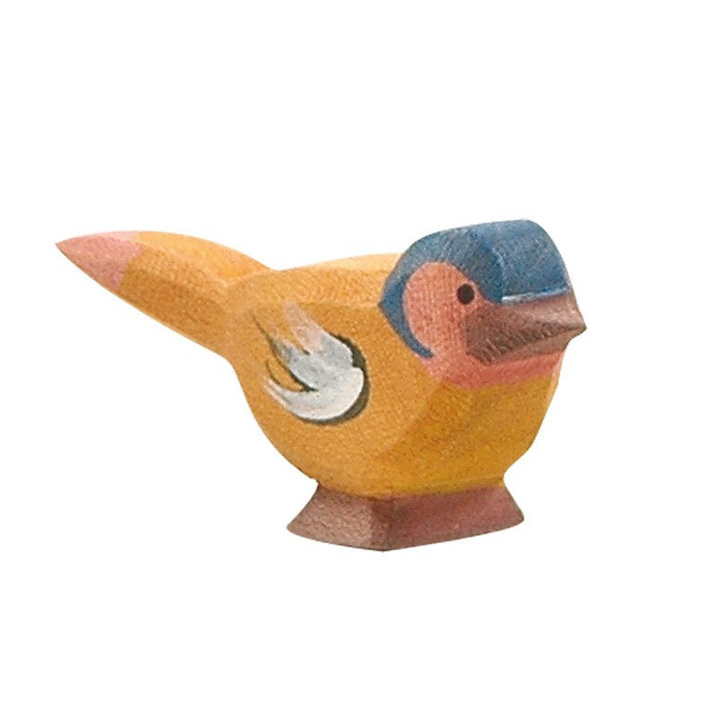 Ostheimer Wooden Chaffinch - wood, natural Wooden Figures for open-ended play - Title: Default Title
