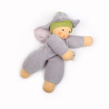 Nanchen Organic Cotton Flower Fairy Dolls (Multiple Colors) - cotton, wool for open-ended play - Color: White