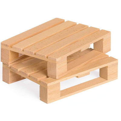 Fagus Fagus Wooden Euro Pallets (Two) - Made in Germany - blueottertoys-FA20.84