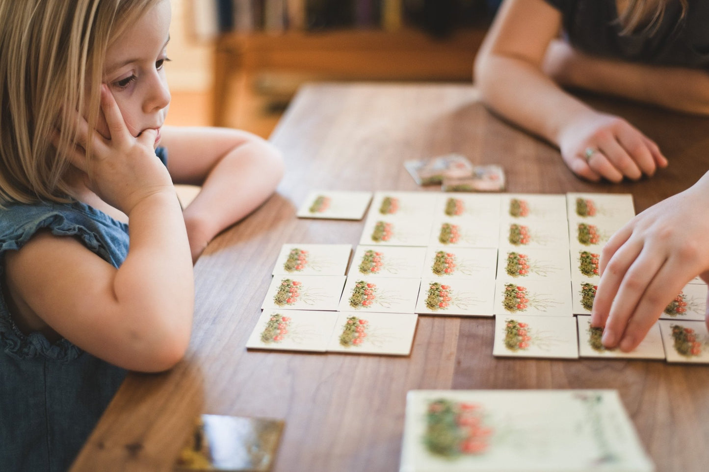 
                  
                    Elsa Beskow Elsa Beskow "Tomtebobarnen" or Children of the Forest Memory Game (32 cards - 16 Sets) for 2-6 Players - blueottertoys-HM31703
                  
                