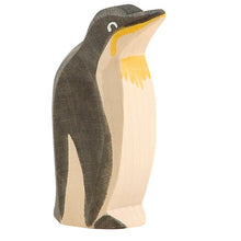 Ostheimer Wooden Figure - Penguin, Head High - wood, natural Wooden Figures for open-ended play - Title: Default Title