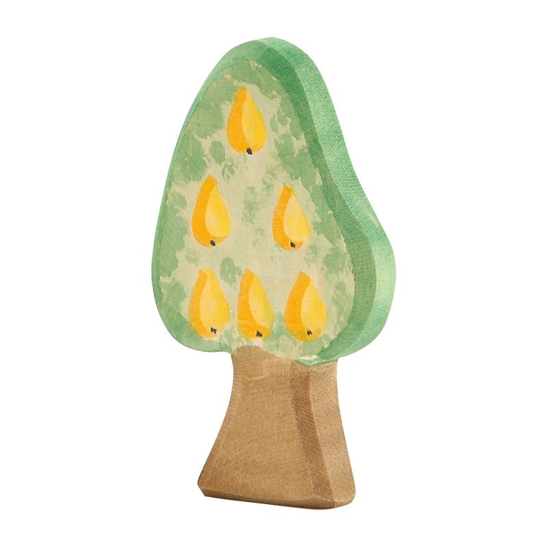 Ostheimer Pear Tree - wood, natural Wooden Figures for open-ended play - Title: Default Title