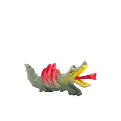 Ostheimer Wooden Dragon - wood, natural Wooden Figures for open-ended play - Title: Default Title