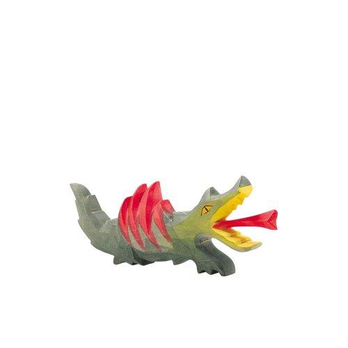 Ostheimer Wooden Dragon - wood, natural Wooden Figures for open-ended play - Title: Default Title
