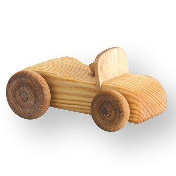 Debresk Small Wooden Cabriolet - Convertible Car 5" Long - wood Vehicles for open-ended play - Title: Default Title