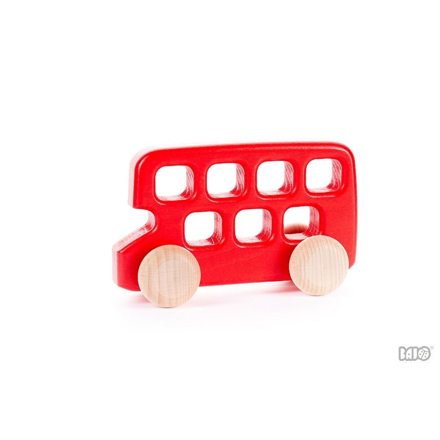 Double Decker Bus by Bajo - wood Vehicles for open-ended play - Title: Default Title