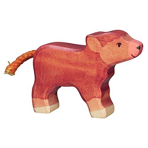 Holztiger Little Scottish Highland Calf - wood Wooden Figures for open-ended play - Title: Default Title