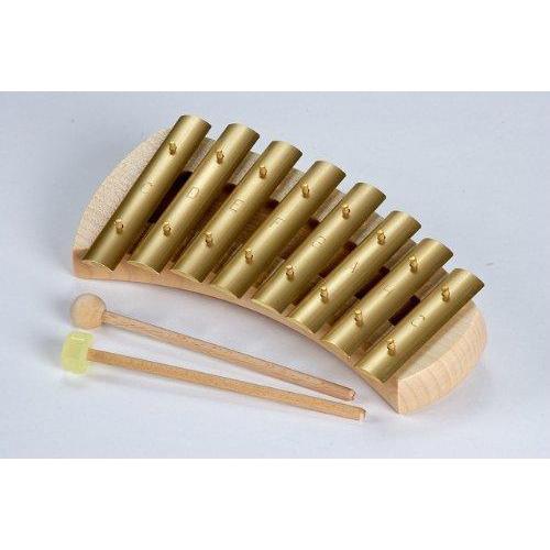 Auris Glockenspiel Xylophone Diatonic Rounded 8 Tone (KDB-008) - wood, rubber Percussion Instruments for open-ended play -...