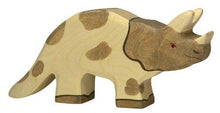 Holztiger Triceratops Toy Figure - wood Wooden Figures for open-ended play - Title: Default Title