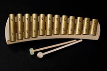 Auris 12 Note Diatonic Curved Body Glockenspiel (KDB-12) - wood, rubber Percussion Instruments for open-ended play - Title...