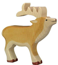 Holztiger Deer Toy Figure - wood Wooden Figures for open-ended play - Title: Default Title